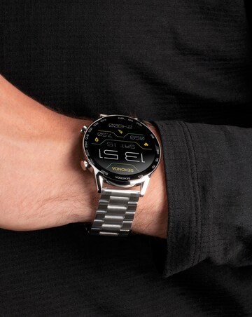 Sekonda Active Plus 45mm Stainless Steel Smart Watch