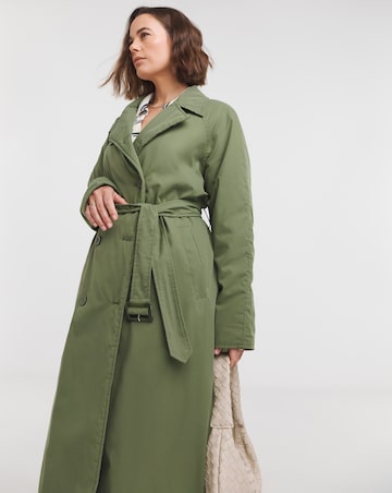 Khaki Reversible Hybrid Coat