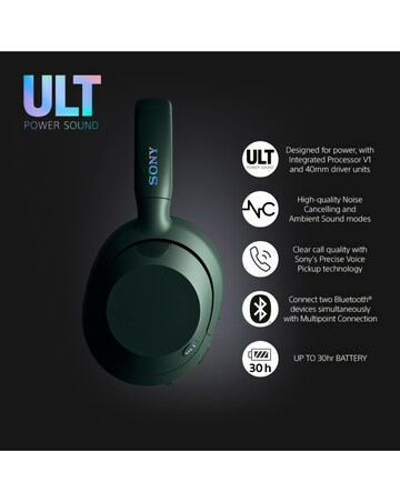 Sony ULT WEAR Wireless Over-Ear Headphones - Forest Grey