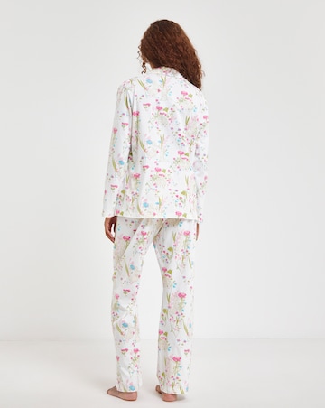 Pretty Secrets Spring Print Cotton Button Through Pyjama Set