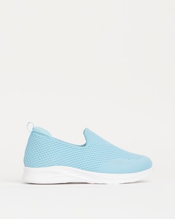 Cushion Walk Denim Arch Support Slip On Trainers - Extra Wide Fit (EEE)