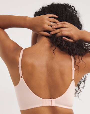 Pretty Secrets (2 Pack) Non Wired Cotton Rich Bras (B-G) White/Blush