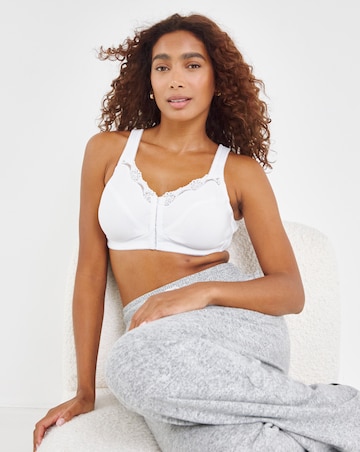 Pretty Secrets (2 Pack) Back Support Bras (B-DD) White/Black
