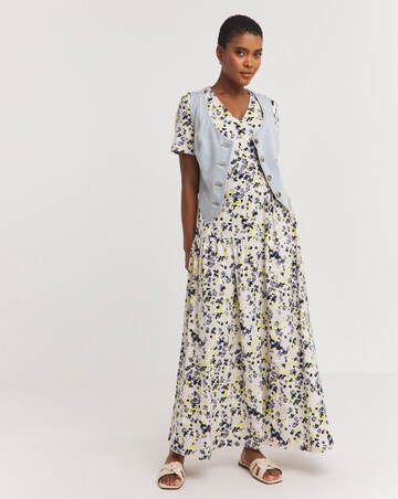 Soft Touch Tiered Asymmetric Swing Dress