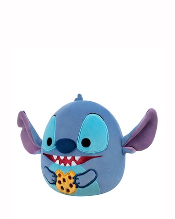Squishmallows Disney Stitch 10-inch Stitch Eating Cookie Plush
