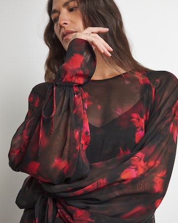 Joanna Hope Tie Sleeve Blouse