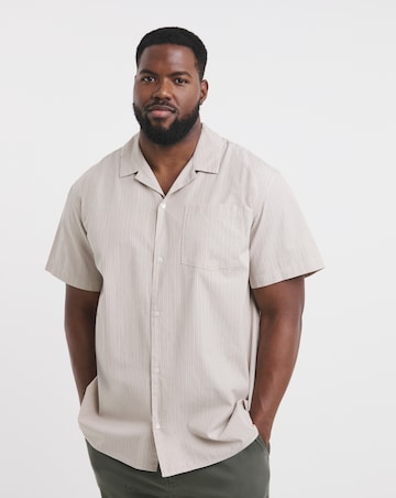 Jack & Jones Cody Poplin Resort Shirt - Natural