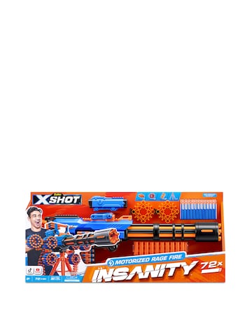 Zuru X-Shot Insanity S1 Motorized Rage Fire Gatling Gun