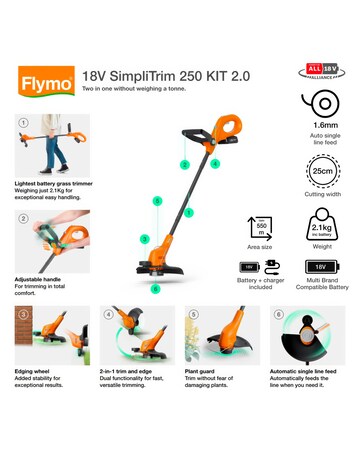 Flymo 18V SimpliTrim 250