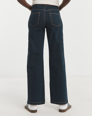 24/7 Indigo Wide Leg Jeans