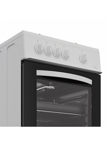 Indesit I5G1KMW 50cm Gas Single Cooker - White + installation