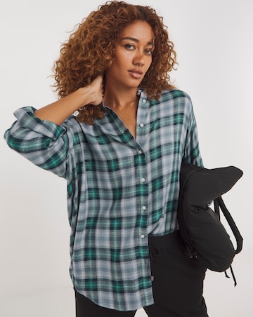 Check Oversized Shirt