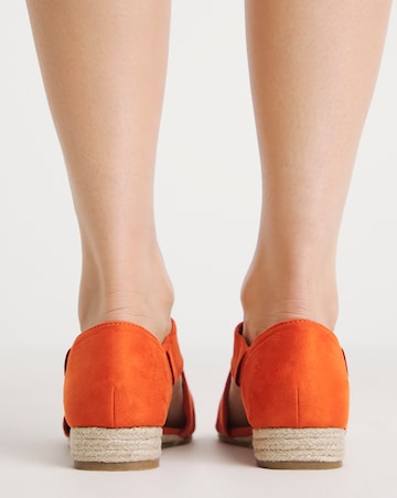Sonya Soft Strap Espadrille Sandals - Extra Wide Fit (EEE)