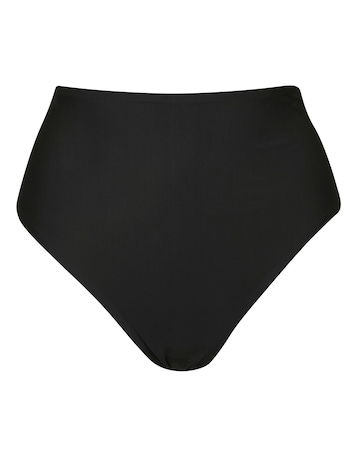 Figleaves Smoothing High Waisted Thong - Black