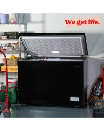 Russell Hobbs RH300CF201B 300L Chest Freezer - Black