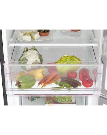 Candy CCT3L517EWBK-1 176cm High 50/50 Fridge Freezer - Black
