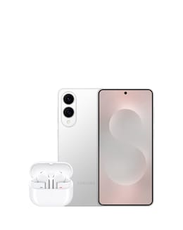 Samsung Galaxy S25 Edge 512GB Silver &amp; Samsung Galaxy Buds3 Pro White Bundle