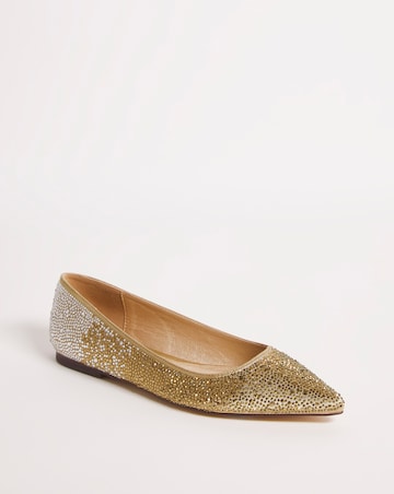 Ombre Sparkle Pointed Shoe EEE Fit
