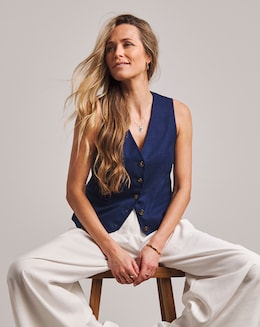 Anthology Button Front Waistcoat