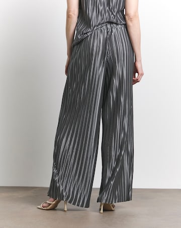 Joanna Hope Plisse Wide Leg Trousers