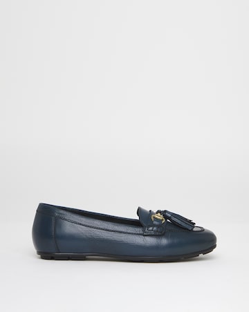 Heavenly Soles Prague Leather Driving Moccasins - Extra Wide Fit (EEE)