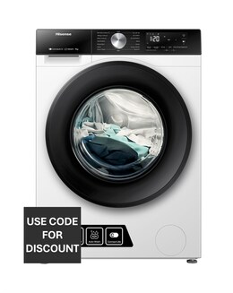 Hisense 3S Series WF3S9043BW3 WiFi-enabled 9kg 1400 Spin Washing Machine - White