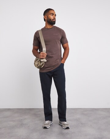 Embroidered Dyed Graphic T-Shirt Long
