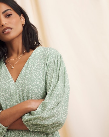 Anise Elodie V Neck Midi Dress