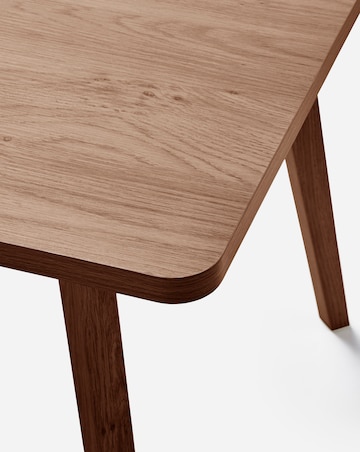 Oslo Dining Table with 6 Etta Faux Leather Chairs