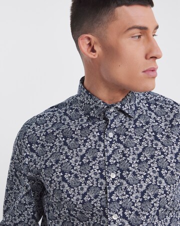 Jacamo Premium Formal Floral Print Shirt