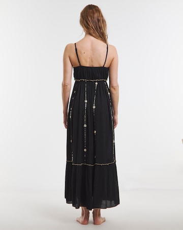 Simply Be Mirror Trims Maxi Beach Dress