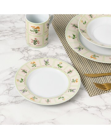 Waterside 24 Piece Wild Flowers Dinner Set