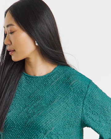 Textured Half Sleeve T-Shirt