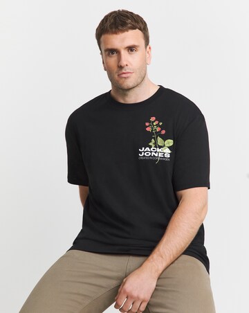 Jack & Jones Newton Crew Neck T-Shirt - Black
