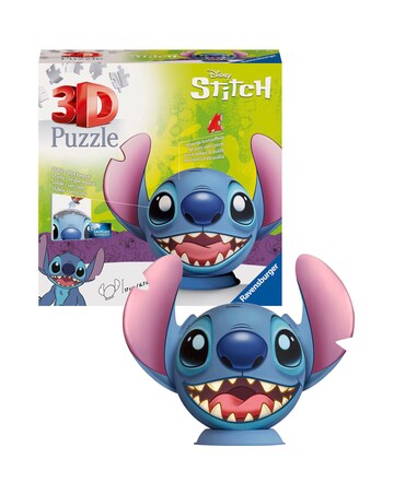 Ravensburger Stitch with Ears 3D Puzzle Ball, 72pc