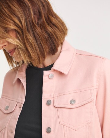 Pink Western Denim Jacket