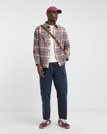 Double Pocket Check Overshirt