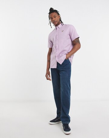 Voi Plain Oxford Short Sleeve Shirt Long