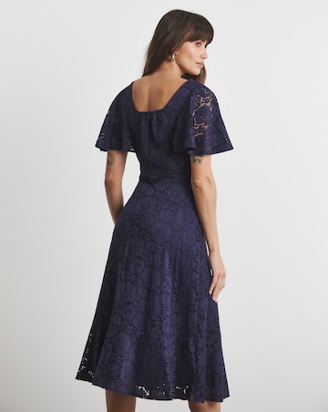 Joanna Hope Lace Midi Dress