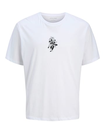 Jack & Jones Miko Back Graphic T-Shirt - White