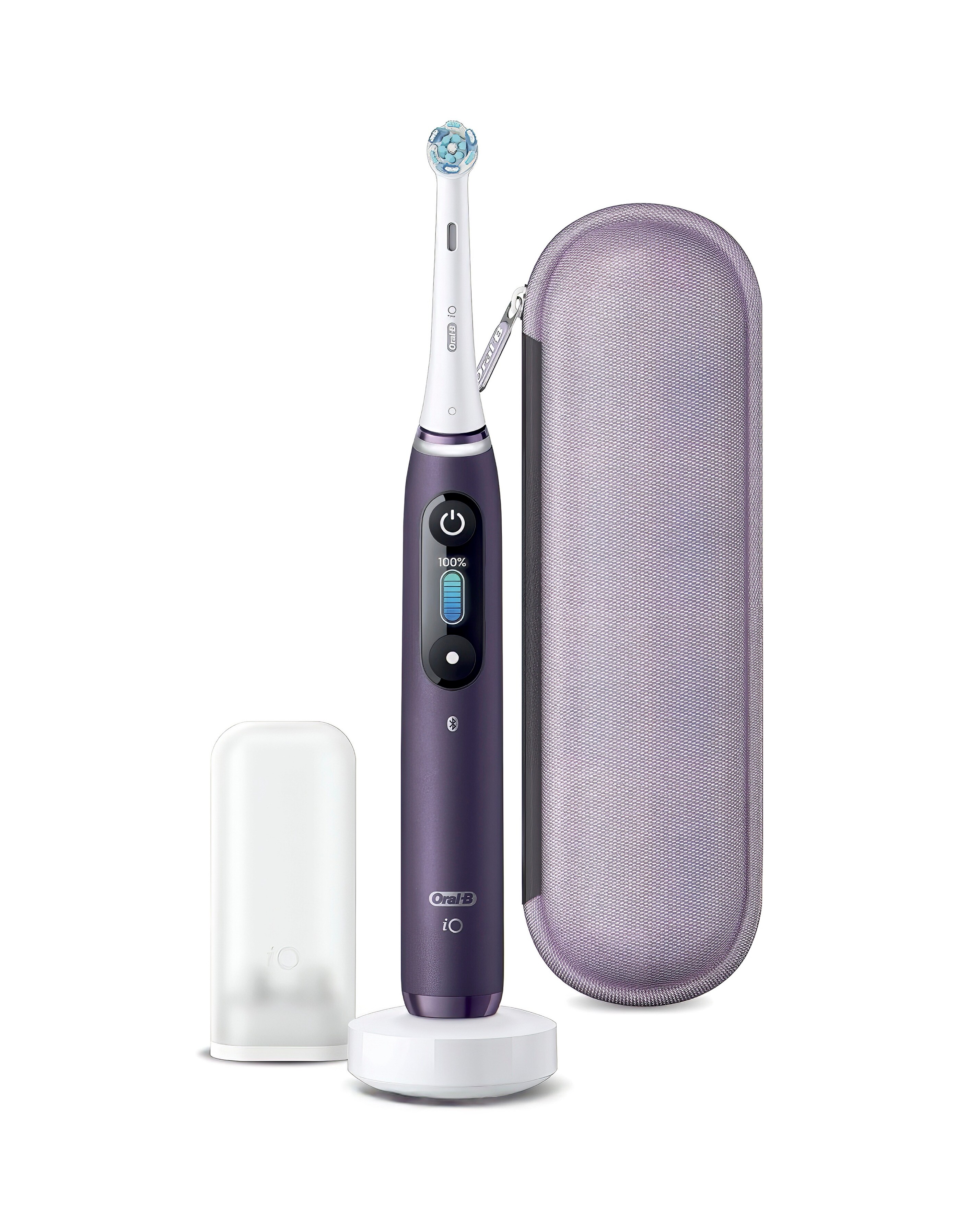 Oral−B IOG41A60LV VIOLET iO Series 8 Twin Pack in violet ametrine | Oral-B