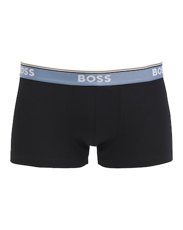 BOSS 3 Pack Black Power Logo Trunks