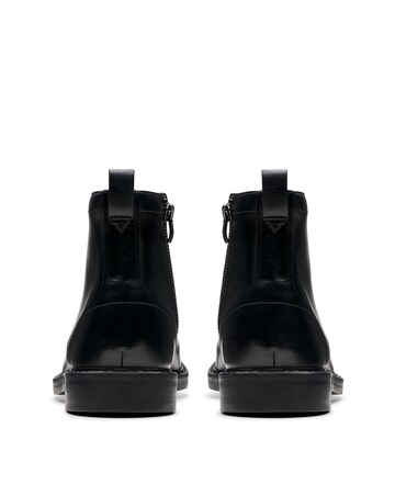 Clarks Aldwin Cap Boots - Black