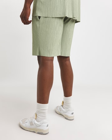 Jack & Jones Abery Plisse Shorts - Sage