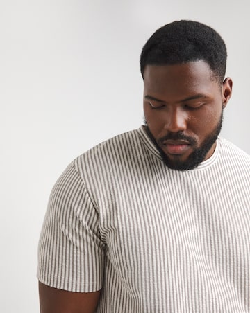 Jack & Jones Cruz Stripe T-Shirt - Cream