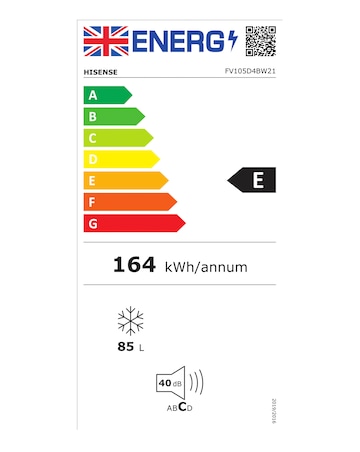 Hisense FV105D4BW21 Under Counter Freezer - White