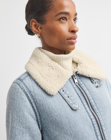 Denim Shearling Jacket