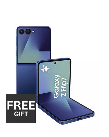 Samsung Galaxy Z Flip7 256GB 5G - Blue Shadow - Galaxy AI