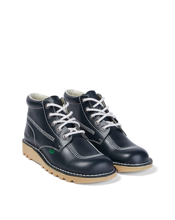 Kickers Core High Leather Boot - Navy