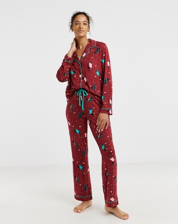 Pretty Secrets Scotty Dog Button Pyjama Set